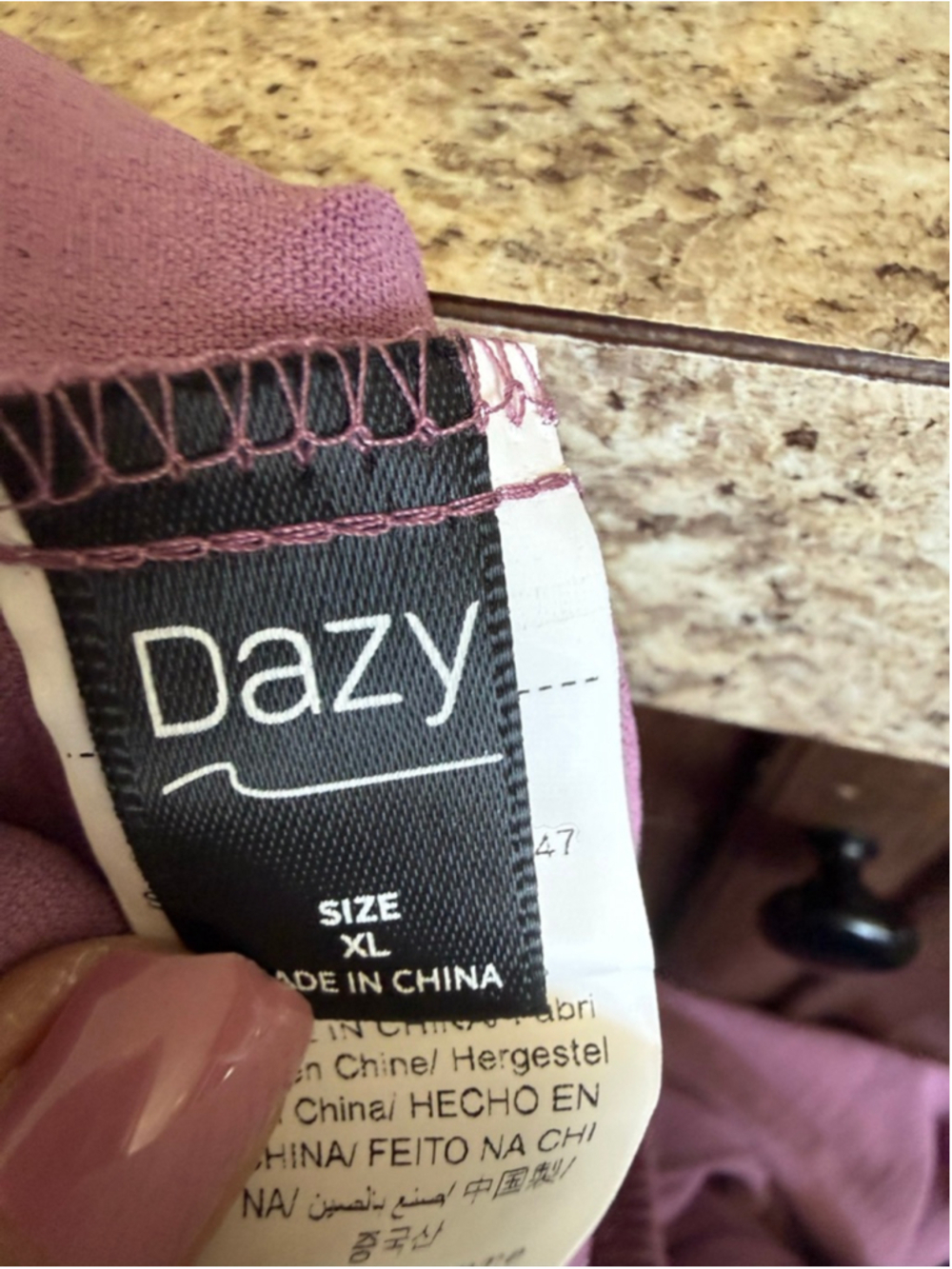 Women's Dazy Purple Wide Leg Pants XL - Picture 7 of 11